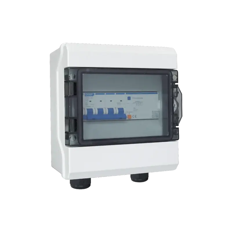 Boîtier protection AC triphasé pour installation solaire autoconsommation — La Réunion