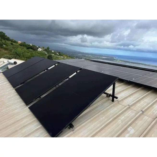 Kit solaire 1700W — 4 panneaux LONGi 425W + 2 micro-onduleurs TSUN — Vilobi La Réunion — vue 8