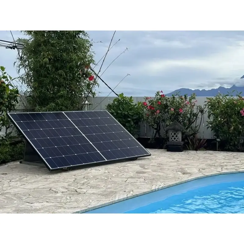 Vue ensemble kit solaire 425W