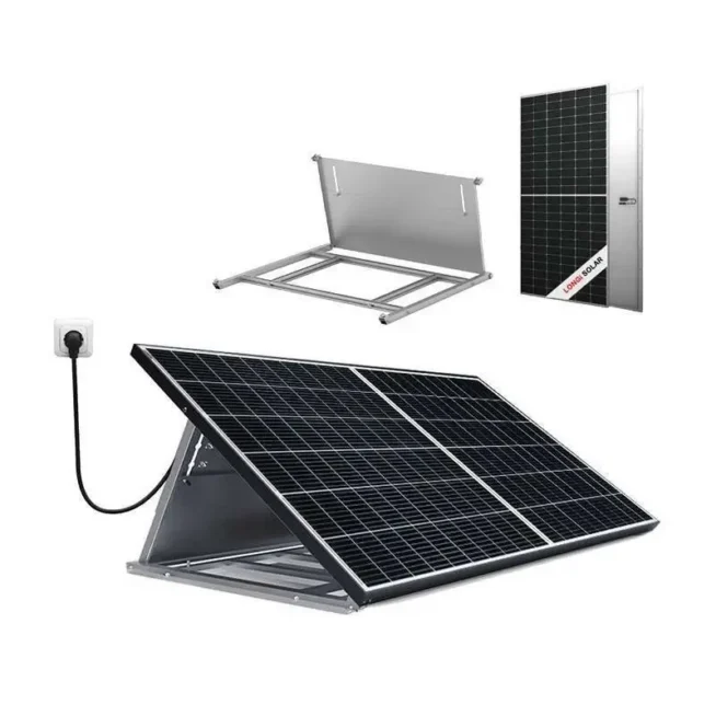 Panneau solaire LONGi 425W Hi-MO X6 avec support de toiture — La Réunion